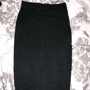 Dark Gray Forever 21 Skirt